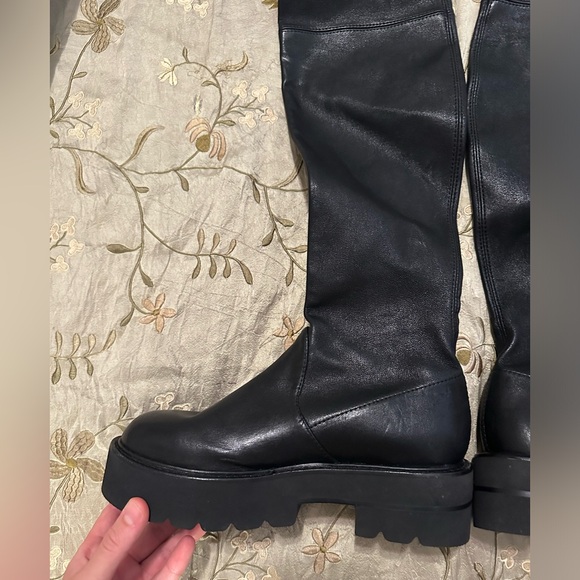 Stuart Weitzman Chalet City Lug Sole Over-The-Knee Boot - Picture 2 of 4